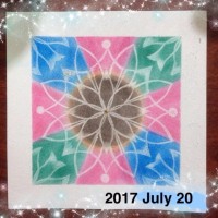 パステル曼荼羅アートまとめてアップ