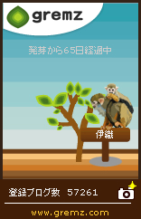 グリムス-gremz 65日目　おさるの親子