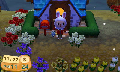 いおりのとび森日記 ちょっとかわいい顔