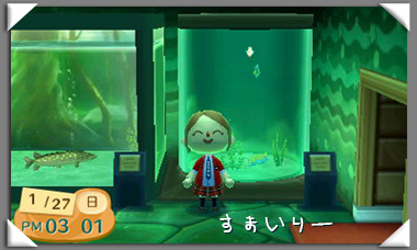 いおりのとび森日記　クリオネと記念写真