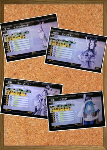 お気に入りメンバー メガテン4　オオクニヌシ　イナバシロウサギ　セタンタ　クーフーリン