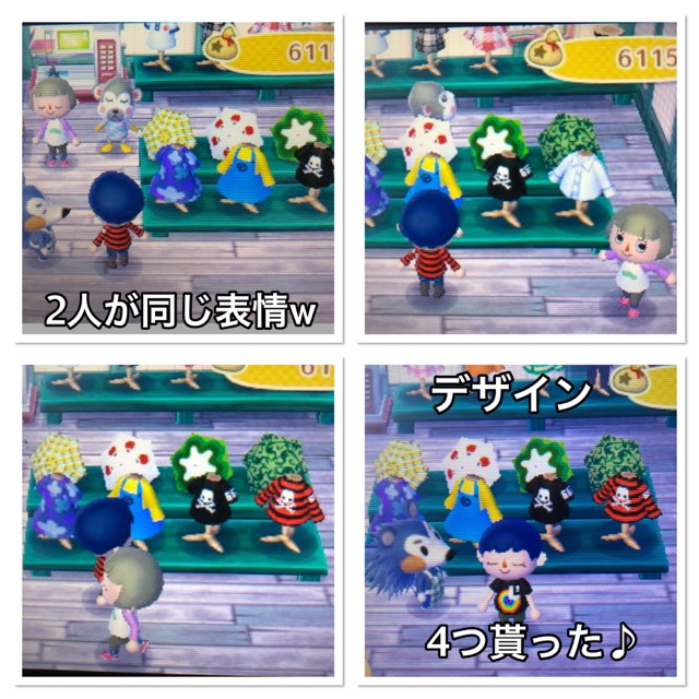 とびだせどうぶつの森 妹が作ったデザインをもらった